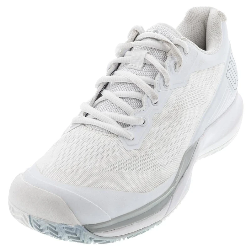 Wilson Women's Tennis Shoes, RUSH PRO 3.5 W, White/White/Light Blue, Size: 5.5, For All Surfaces, All Player Types, WRS327270E055