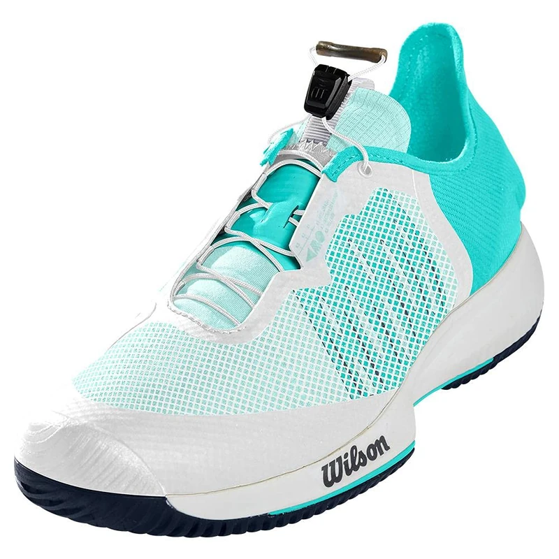 Wilson KAOS Rapide W Tennis Shoe White/Aruba Blue/Outer Space 4