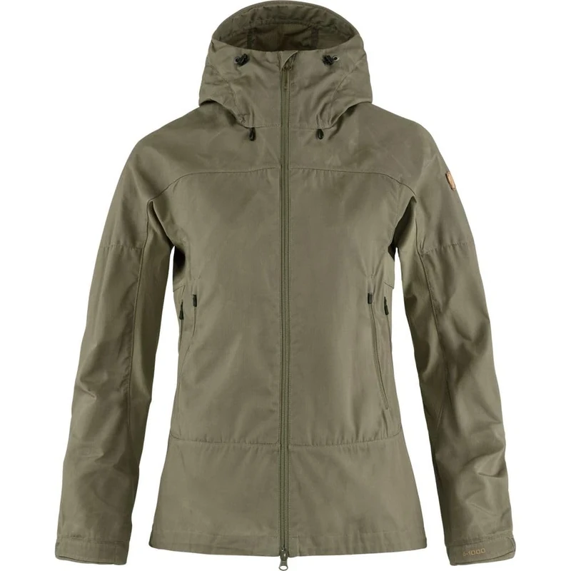 Fjällräven F86131-622 Abisko Lite Trekking Jacket, Women, Light Olive, XXS