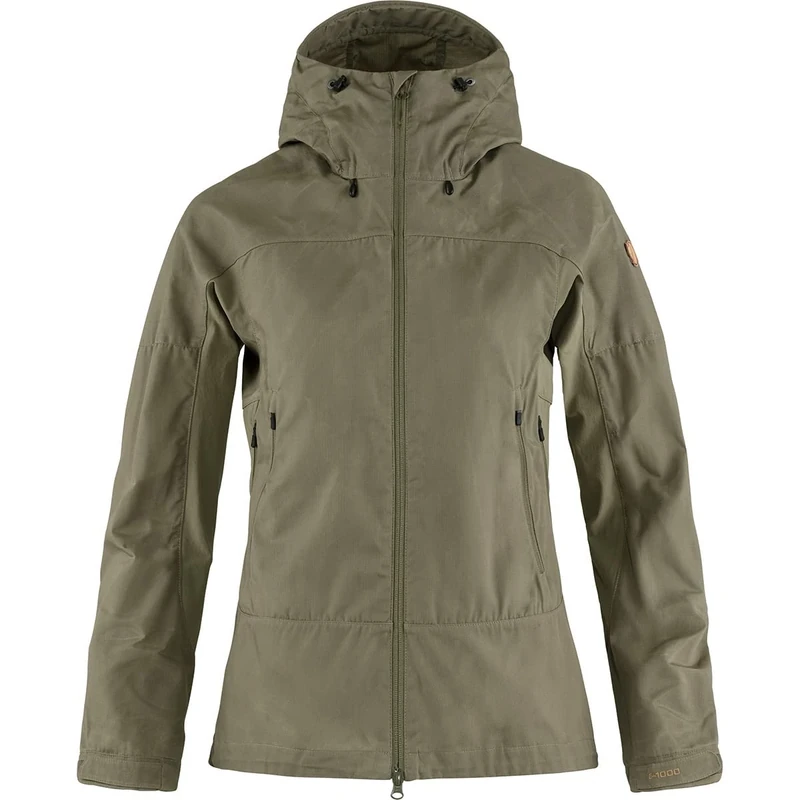 Fjällräven F86131-622 Abisko Lite Trekking Jacket, Women, Light Olive, L