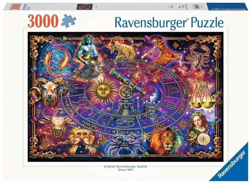 Ravensburger - Zodíaco Jigsaw Puzzle, 3000 Pieces, Gift Idea for Her, Him or Her, Adult Puzzle
