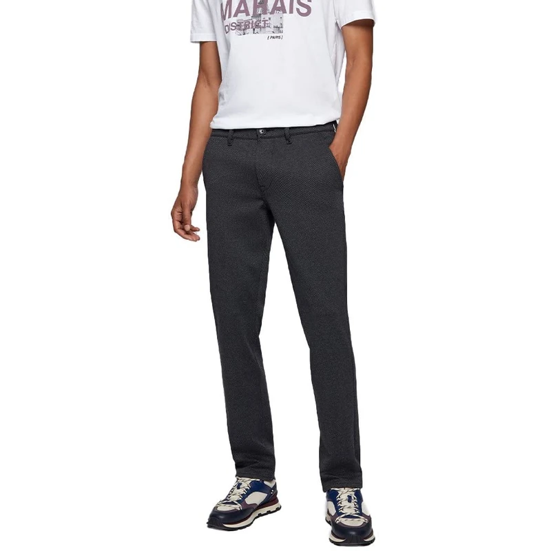 BOSS Men's Schino-Slim Slacks, Dark Blue404, 35 W/30 L