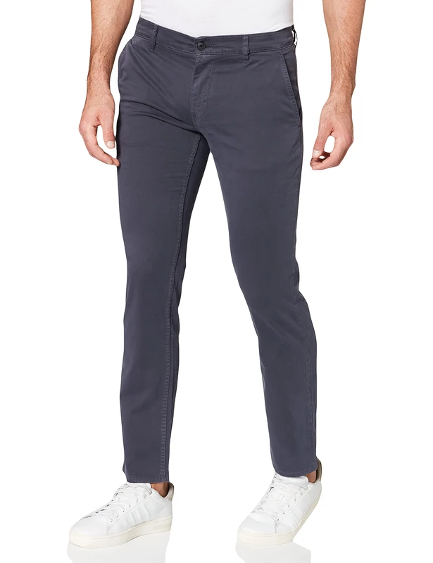 BOSS Men's Schino-Slim D Trousers, Dark Blue 408, 35W / 34L