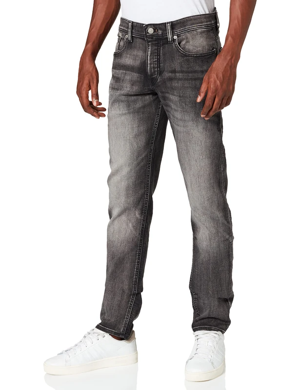 BOSS Men's Taber BC-P-1 Jeans, Silver45, 34 W/30 L