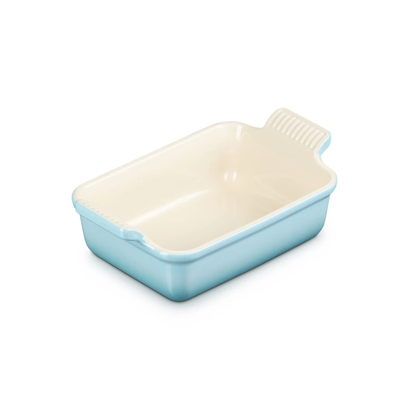 Le Creuset Heritage Rectangular Dish, Stoneware, 19 cm, 1.1 litres, Teal, 71102191700001