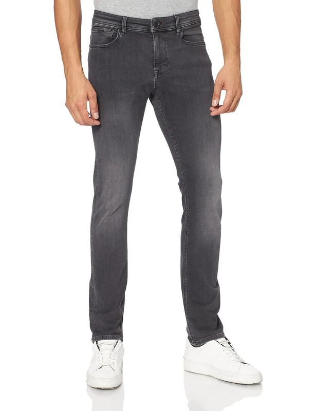 BOSS Men's Delaware BC-L-P Jeans, Silver44, 31 W/32 L