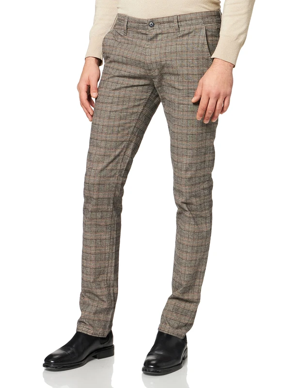 BOSS Men's Schino-Slim Slacks, Dark Brown209, 40W / 32L