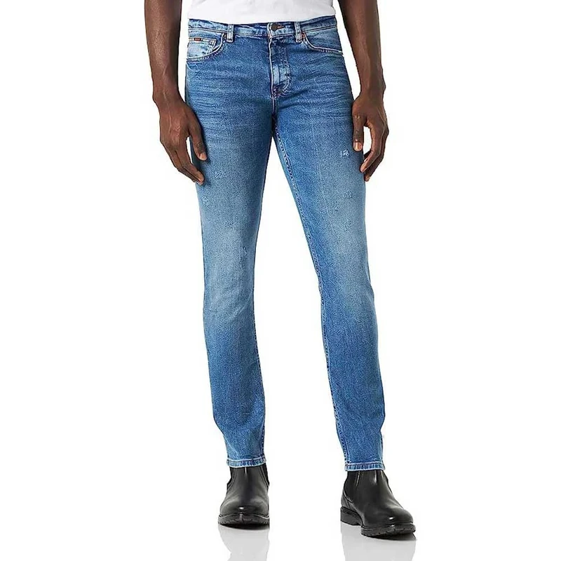 BOSS Men's Delaware BC-L-P Jeans, Navy418, 32 W/32 L