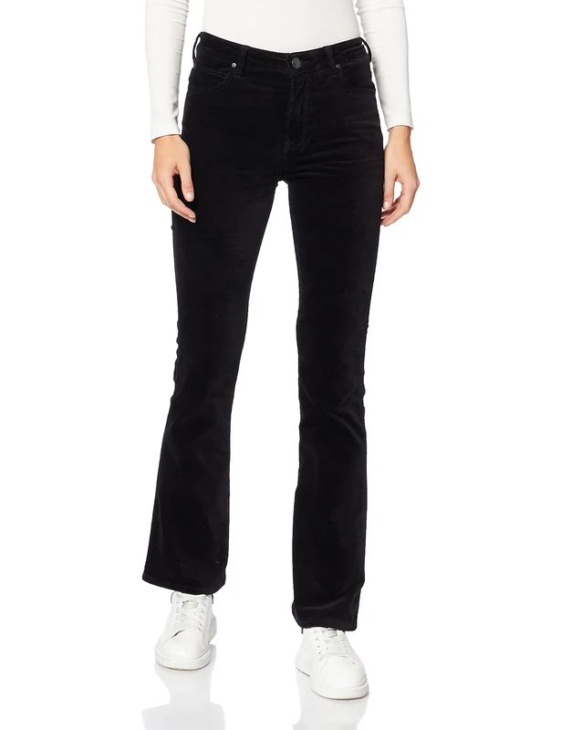 Lee Women's Breese Boot Jeans, Black, 26W x 33L