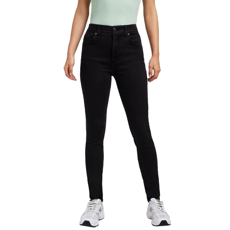 Lee Women's SHAPE SKINNY Jeans, Black, 33W x 33L