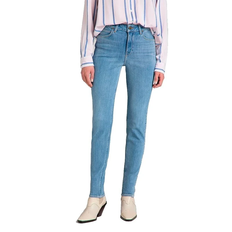 Lee Womens SCARLETT HIGH Jeans, Mid Lina, 24W / 31L