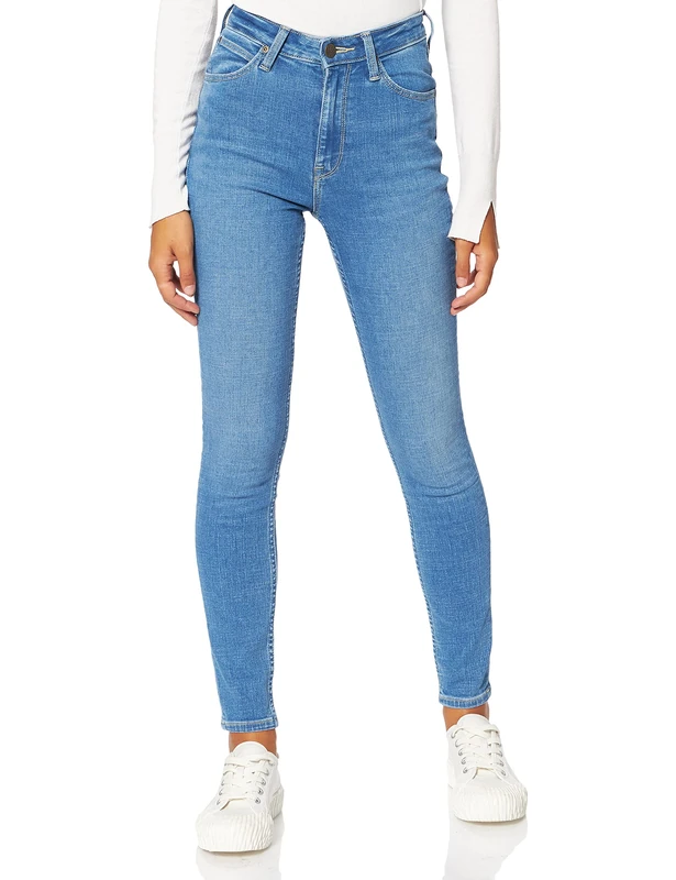 Lee Women's Ivy Jeans, Light Daryl, 25W / 33L