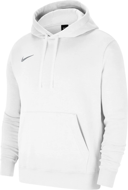 Nike CW6894-101 M NK FLC PARK20 PO HOODIE Sweatshirt Men's WHITE/WHITE/WOLF GREY Size XL