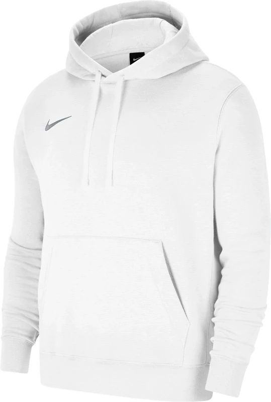 Nike Mens M Nk Flc Park20 Po Hoodie Sweatshirt, White/White/Wolf Grey, L EU