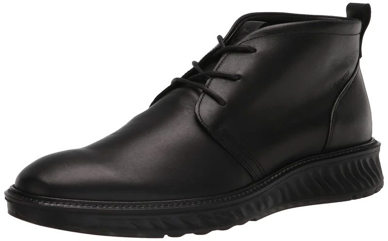 ECCO Men's St. 1 Hybrid Gore-tex Waterproof Chukka Boot, Black, 9/9.5 UK