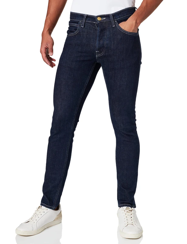Lee Men's Luke Button Fly Jeans, Rinse, 38W 32L UK