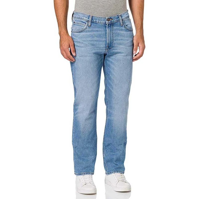 Lee Men's Jeans West, Regular Straight Fit, Straight Leg
