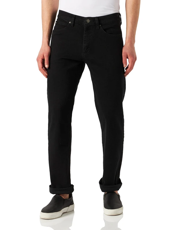 Lee Men's Legendary Regular Jeans, Black (Black Overdye), 30W / 34L