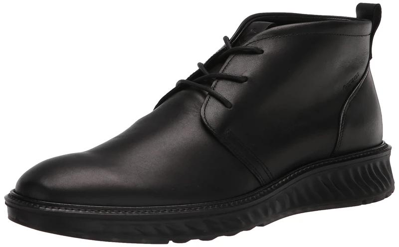 ECCO Men's St. 1 Hybrid Gore-tex Waterproof Chukka Boot, Black, 5/5.5 UK