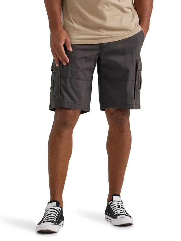 Lee Men's Extreme Motion Carolina Cargo Short, Mortar Gray, 42