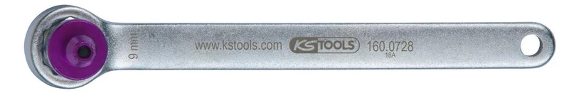 KS Tools 160.0728 Bleed Key 9 mm Purple