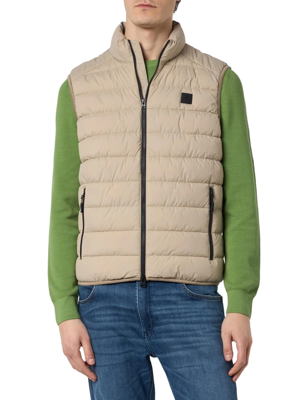 Marc O'Polo Men's Quilted Vest Transition Jacket Water-Repellent, 737, S