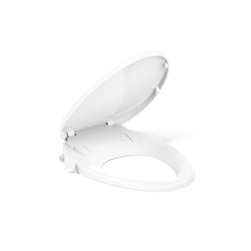 Kohler 98804-0 Purewash M300 Elongated Manual Bidet Toilet Seat, Non-Electric Bidet with Adjustable Sprayer for Existing Toilets, White