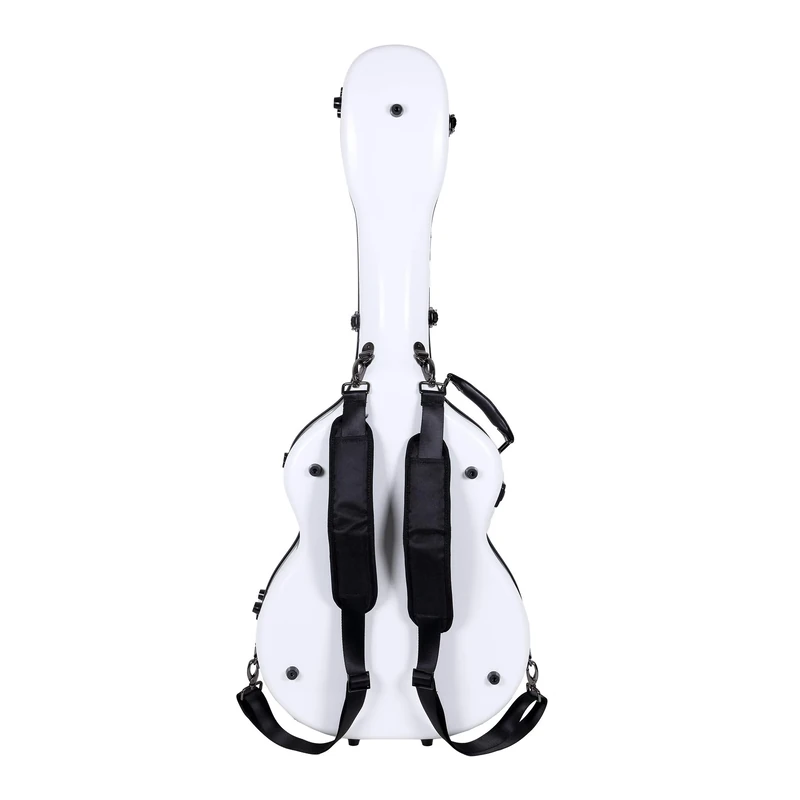Crossrock Deluxe Fiberglass Case for OM, Martin 000 Guitars-TSA Latch(CRF2021OMWT)