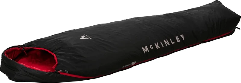 McKINLEY Trekker Light 5 IDE Sleeping bag Black/Red 195L