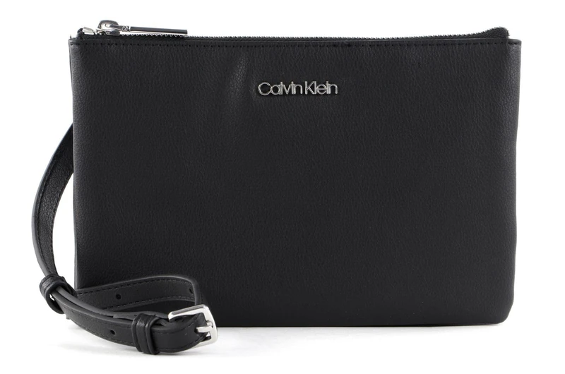 Calvin Klein Women Shoulder Bag Ck Must Ew Xbody Small, Black (Ck Black), One Size