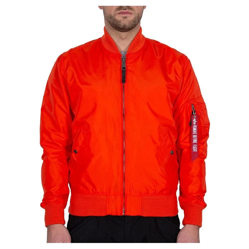 Alpha Industries MA-1 TT bomber jacket for men Atomic Red