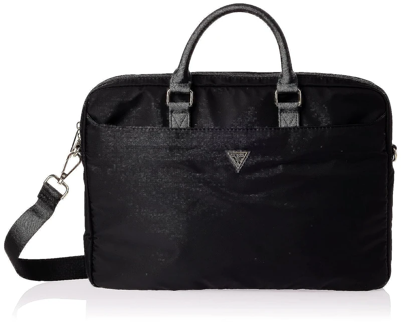 GUESS Bag GUCB15NTMLBK 16 Inches Nylon Triangle Logo 16 Inches Black, black, 16", Nylon Tiangle logo