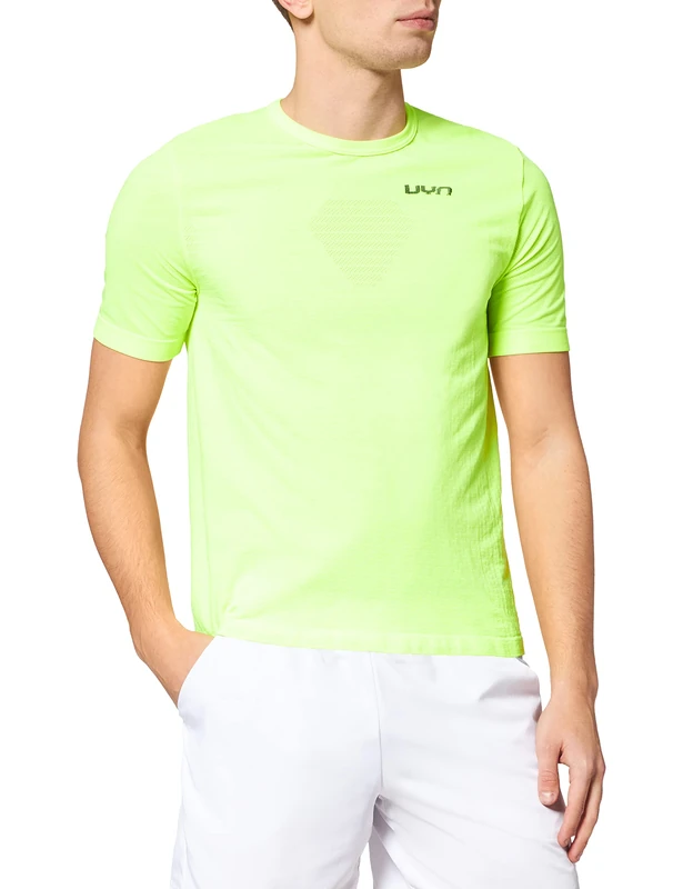 UYN O101976 Running Airstream OW SH_SL. T-Shirt Men's Fluo Yellow XL