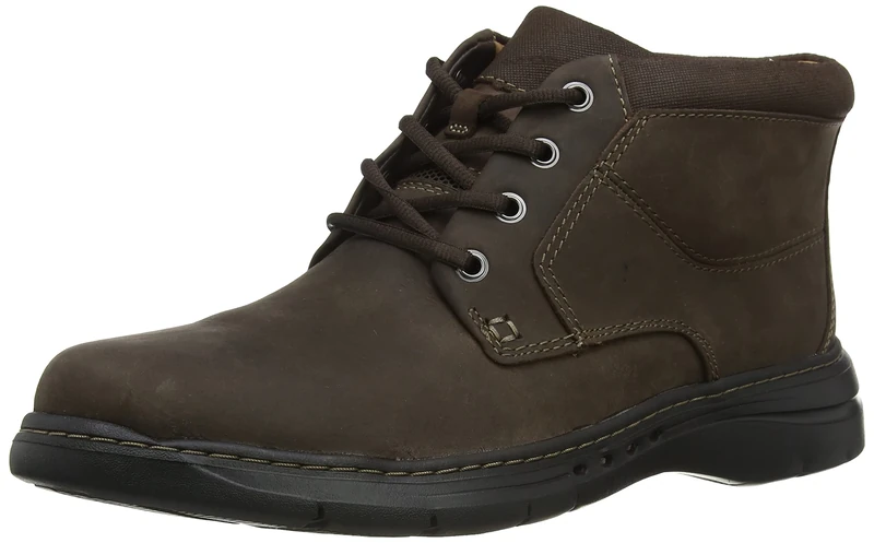 Clarks Men's Un Brawley Up Mid Calf Boot, Brown Greasy, 7 UK - Image 1