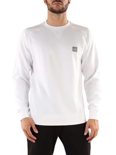 BOSS Men's Westart 1 Jumper, White100, L