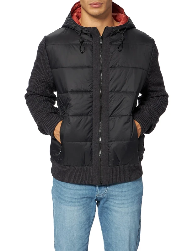 BOSS Mens Kannis Regular-fit Jacket with Primaloft® Padding Black