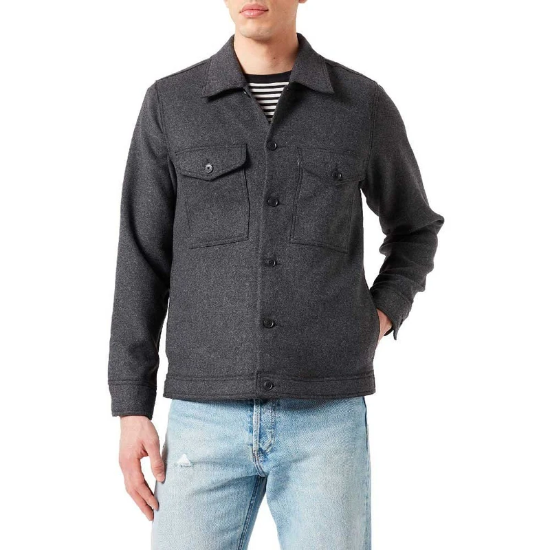 BOSS Men's Lom_1 Jacket, Black 1, XXXL