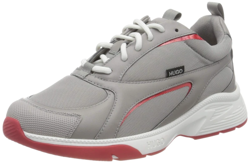 HUGO Women's Gilda_Runn_ayp Trainers, Light Pastel Grey56, 6 UK - Image 1