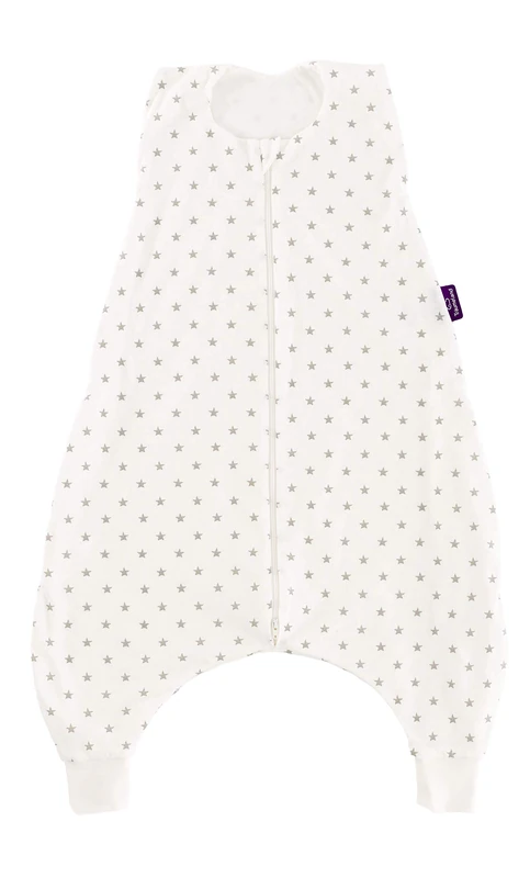 Träumeland Summer Sleeping Bag to Go Cotton – Grey Stars Design