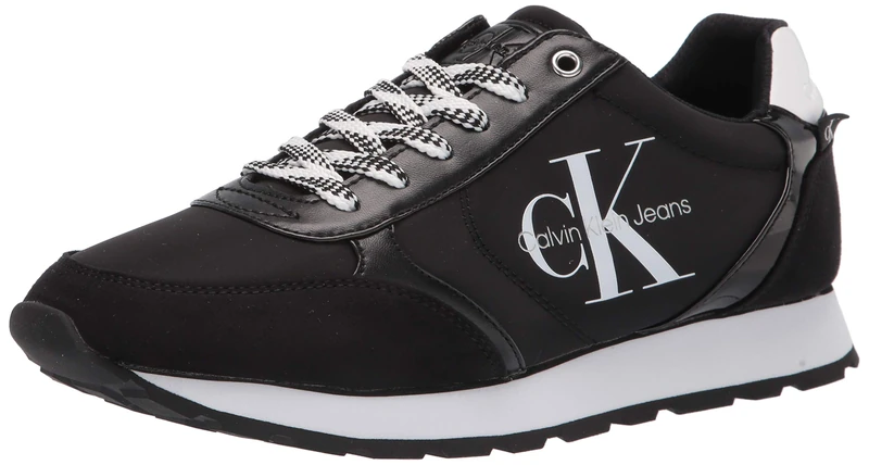Calvin Klein Women's Cayle Sneaker, Black 962, 4.5 UK