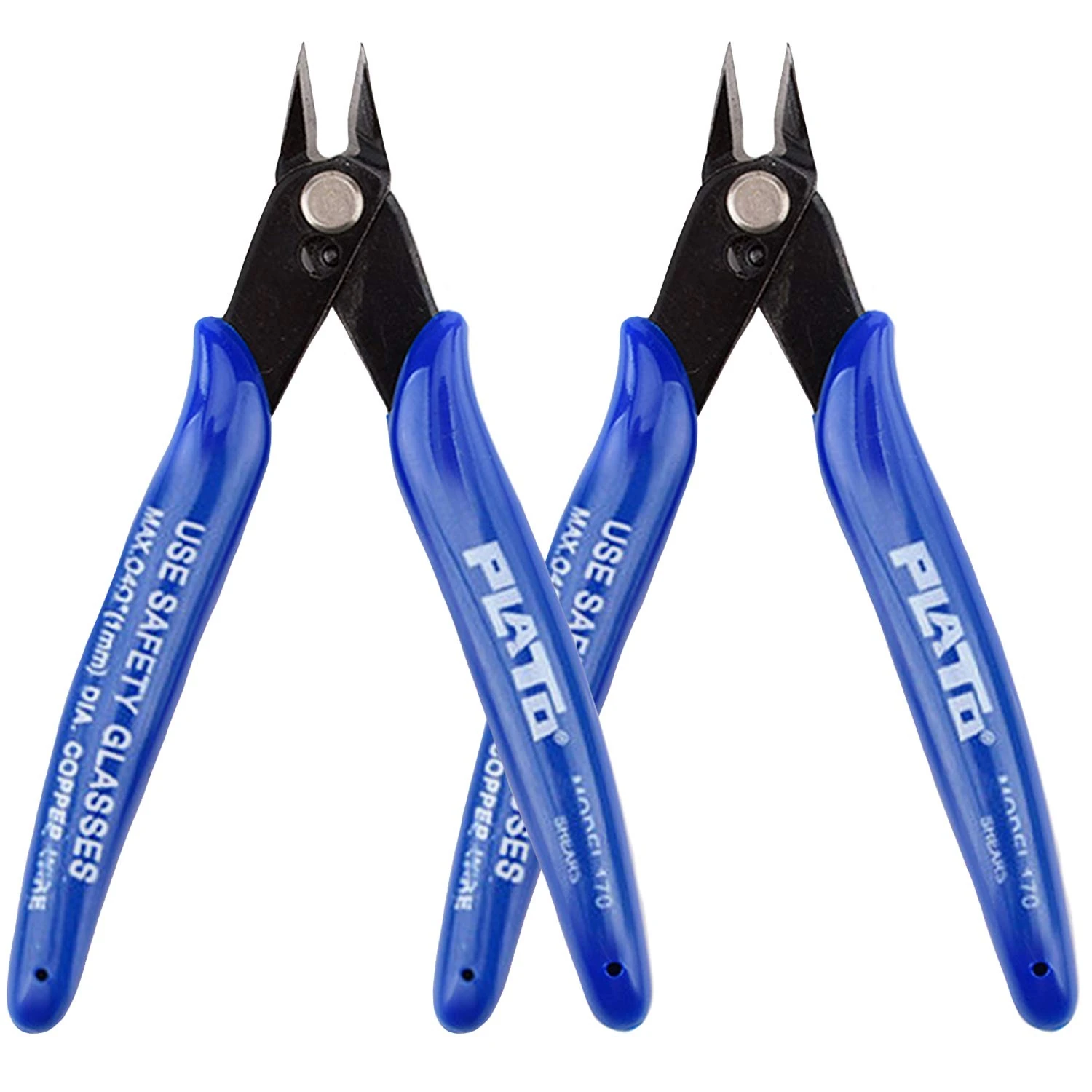 2pcs Drehmaschinen Electrical Coil Cable Side Cutters Tool, Precision Flush Cutters Cutting Pliers for DIY Coil Jewelry Plier Wire