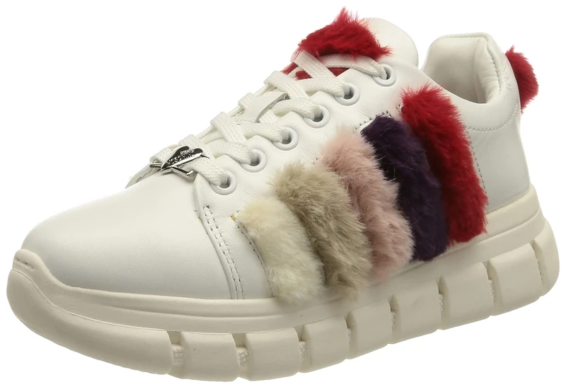 Love Moschino Women's Fall Winter 2021 Collection Sneaker, White, 8.5 UK