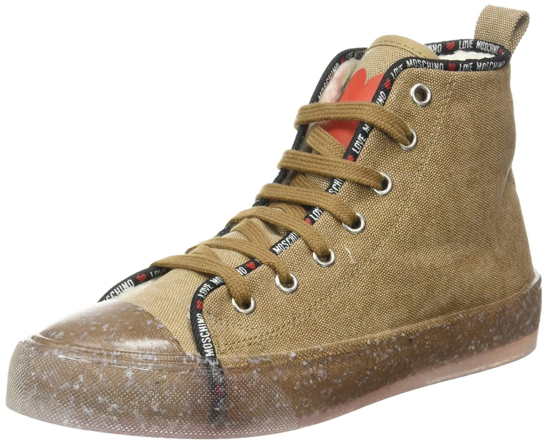 Love Moschino Women's Collezione Autunno Inverno 2021 Sneaker, White, 6.5 UK