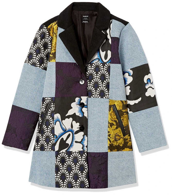 Desigual Girls' CHAQ_DANUBIO Jacket, Black, 13/14