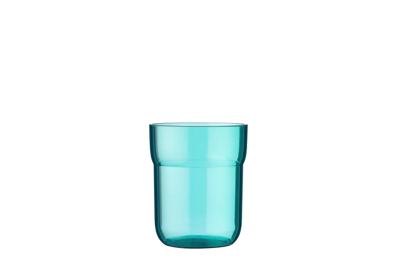 Mepal – Children’s Glass Mio – Drinking Glass for Children – Drinking Cup from 9 Months – Dishwasher Safe & BPA-Free 250 ml - Deep Turquoise