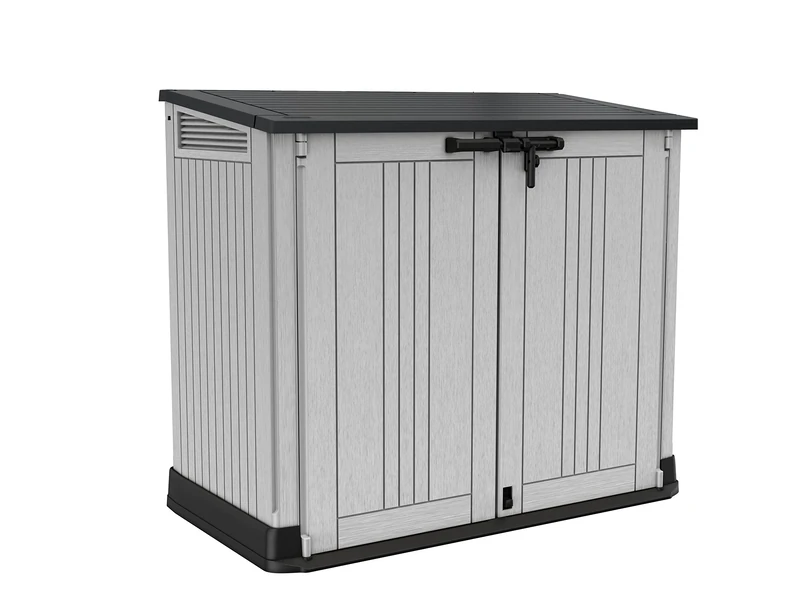 KETER Sio Prime Storage Shed, Graphite Color, 880 Litres, Outdoor Storage, Lock - Image 1