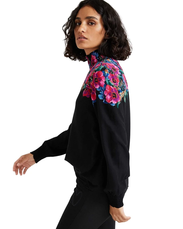 Desigual Women's Petunia Blouse, Black, X-Small