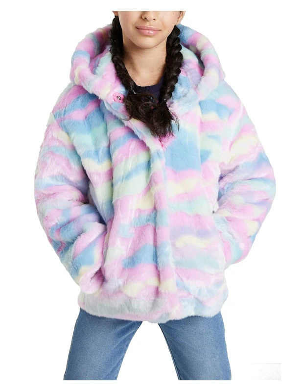 Desigual Girls' CHAQ_Congo Jacket, Red, 13/14