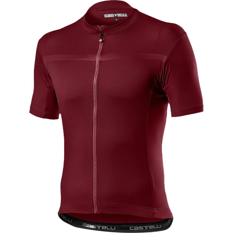 CASTELLI Classifica Jersey – Men’s Cycling Jersey, Breathable, Lightweight and Comfortable for Long Distances Red (Bordeaux)