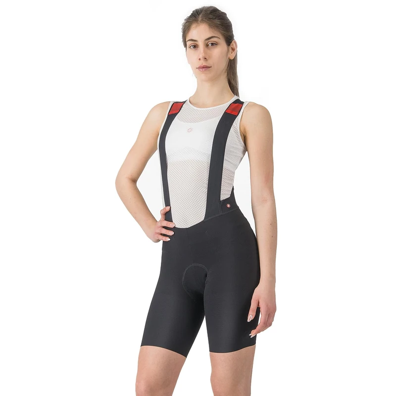 CASTELLI 4521096 PREMIO BLACK W BIBSHORT Women's Shorts Black White L